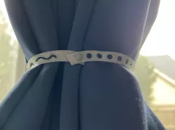 Flexible Curtain Tieback Strap