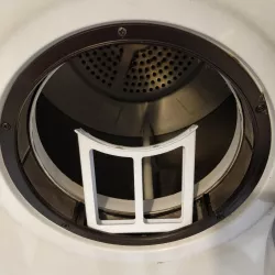 Fluff filter for laundry dryer