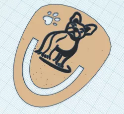 FRENCH BULLDOG DOG BOOKMARK - DOG FRENCH BOOKMARK