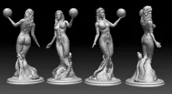 Gaia or Gaia Goddess Statue