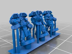Galactic Crusaders - Heavy Siege Armour Heavy Weapons- 6-8mm