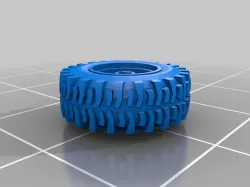 Gaslands Super Swamper Wheel+Tire 13mm