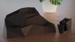 Geometric Desk Organizer