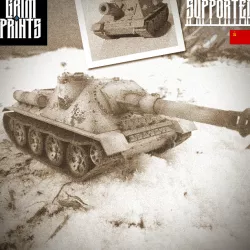 Grim SU-100 Tank Destroyer / SU-122 Assault Gun