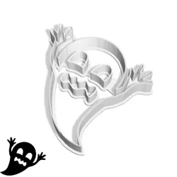 Halloween cookie cutters - #21 - ghost (style 2)