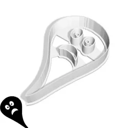 Halloween cookie cutters - #41 - ghost (style 5)