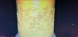 Halloween Horror movies lithophane lamp Shade