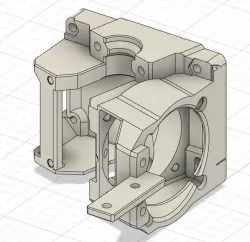 HI-flow Extruder-Head For ANYCUBIC i3 MEGA(S) with BLToutch_rimix