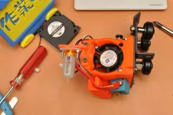 HI-flow Extruder-Head For ANYCUBIC MEGA-X with BLToutch_rimix