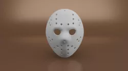 Hockey Mask 3D Model (STL) for 3D Printing | Inspired by Friday the 13th | 3 Versions Included