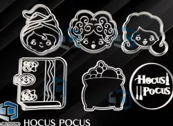HOCUS POCUS COOKIE CUTTER