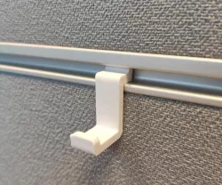 Hook for headset (office partition)