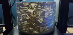 Horror Lithophane Lamp Shade