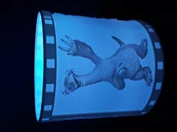 Ice age litho lampshade