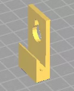 IKEA RIBBA hook with reinforcement (flat, wide)