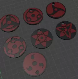 keychain sharingan