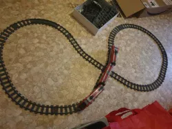 Lego compatible crossing Train tracks