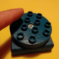 Lego Duplo turntable with ball bearings, carousel