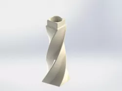 Light holder with a twist