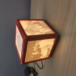 Lithophane cube