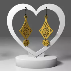 Mandala earrings 37