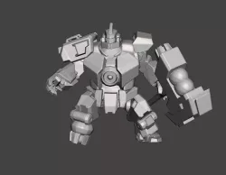 Mecha Zero Sion 3D Model