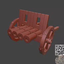 Medieval Organ Gun / Ribauldequin