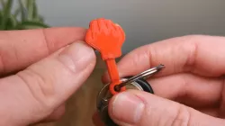 Mini Flip Middle Finger Keychain