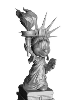 Minnie Liberty 3d print