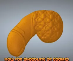mold for chocolate or cookies Penis Cock Dick Dong real 3D Relief For CNC and sculpture building decor for decoration