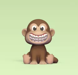 Monkey Smiling