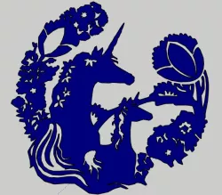 Mother horse wall decoration
