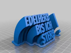 My Customized SSERFweepinBEERg 2-line name plate (text)