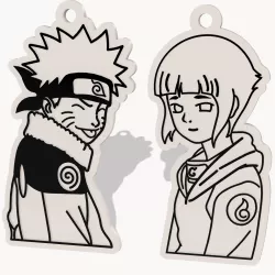 Naruto and Hinata - Key chains - keychain