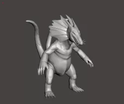 Naturon Shenron (Seven Star Dragon) Dragon form 3D Model
