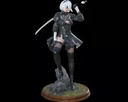 Nier Automata 2B Katana 3D print
