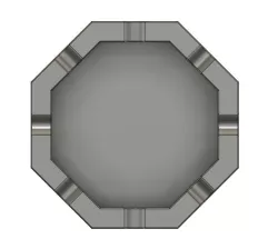 Octagon Ashtray