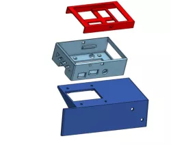 Octopi touch 3.5 Raspi case + CR10 mount