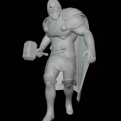 Old King Thor Marvel Figure