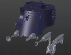 optional servo arms for sand walker