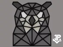 OWL 2D_ GEOMETRIC ANIMALS_BUHO 2D_GEOMETRIC ANIMALS