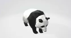 Panda Low Poly