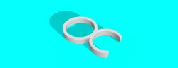 Parasol support for tubular pool