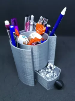 pencil and plant pot
