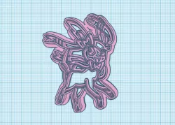 Pokemon: Sylveon Cookie Cutter