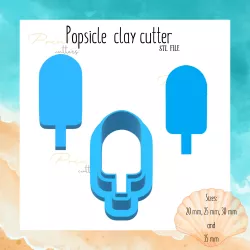 Popsicle clay cutter | Sea animal clay cutter | Summer clay cutter | Polymer clay tool | Clay cutter | Cookie cutter