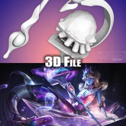 Prestige Space Groove Nami League of Legends STL