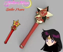 PRETTY GUARDIAN (SAILOR MARS) TRANSFORMATION WAND