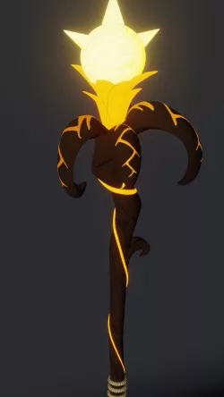 Pyro Abyss Mage wand (Genshin Impact)