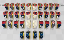 Red Butcher Planetary Consumers Catafrac shoulder pads